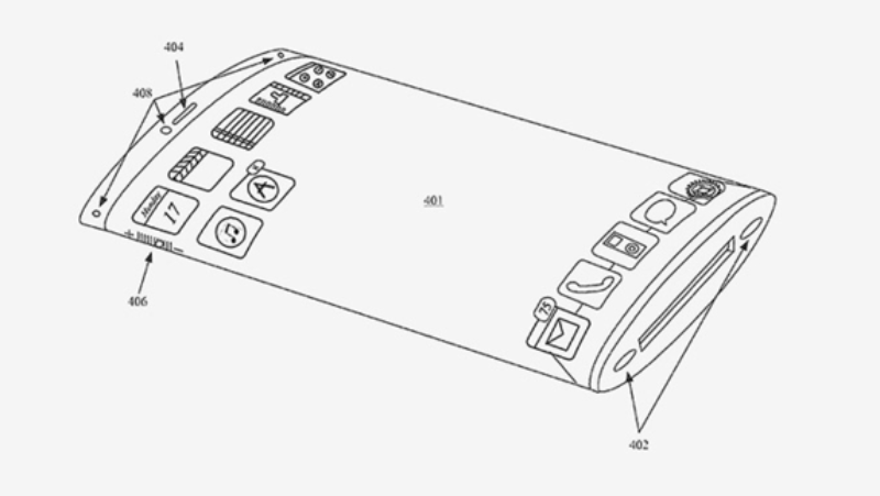 iphone edge display curvo