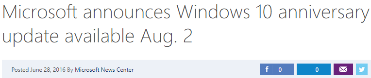 microsoft windows 10 2 agosto