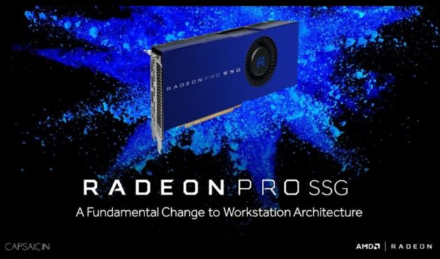 AMD Radeon Pro SSG: nuova e potente GPU con SSD da 1TB