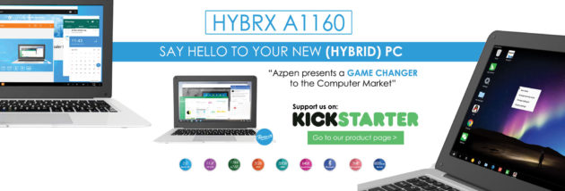 Hybrx A1160: nuovo laptop con Remix OS alla ricerca di fondi