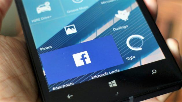 Facebook: disponibile l'app ufficiale per Windows 10 Mobile