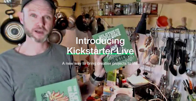Kickstarter Live ti permetterà di parlare direttamente con gli ideatori del progetto