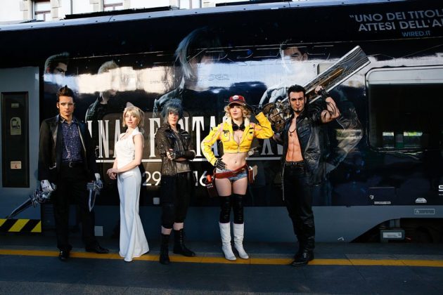 Final Fantasy XV prende vita con l'arrivo a Milano di un treno dedicato al gioco