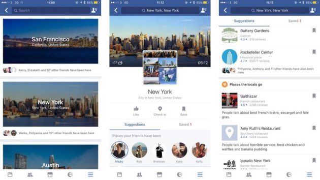 Facebook si prepara per introdurre il servizio City Guides