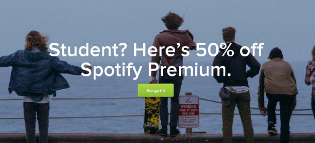 Spotify Premium a metà prezzo, ma solo per gli studenti