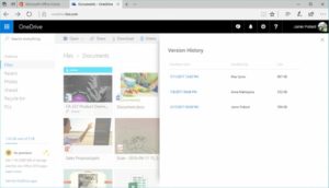 OneDrive disponibile la cronologia dei salvataggi di tutti i file (02)