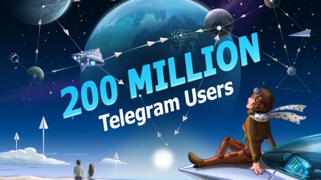 Telegram ha raggiunto quota 200 milioni di utenti