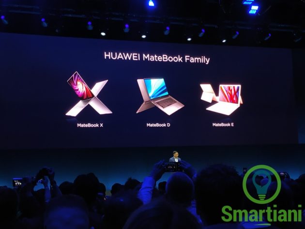 Huawei presenta MateBook X PRO, MateBook 13 e MateBook 14