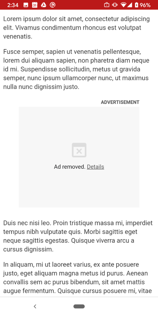 Google Chrome ADS