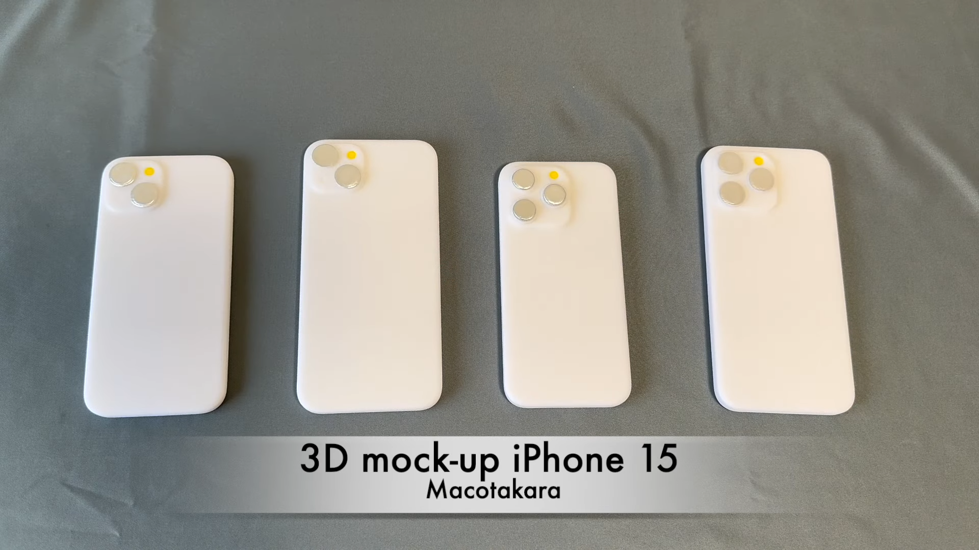 iPhone 15: questi modelli 3D confermano molte anticipazioni